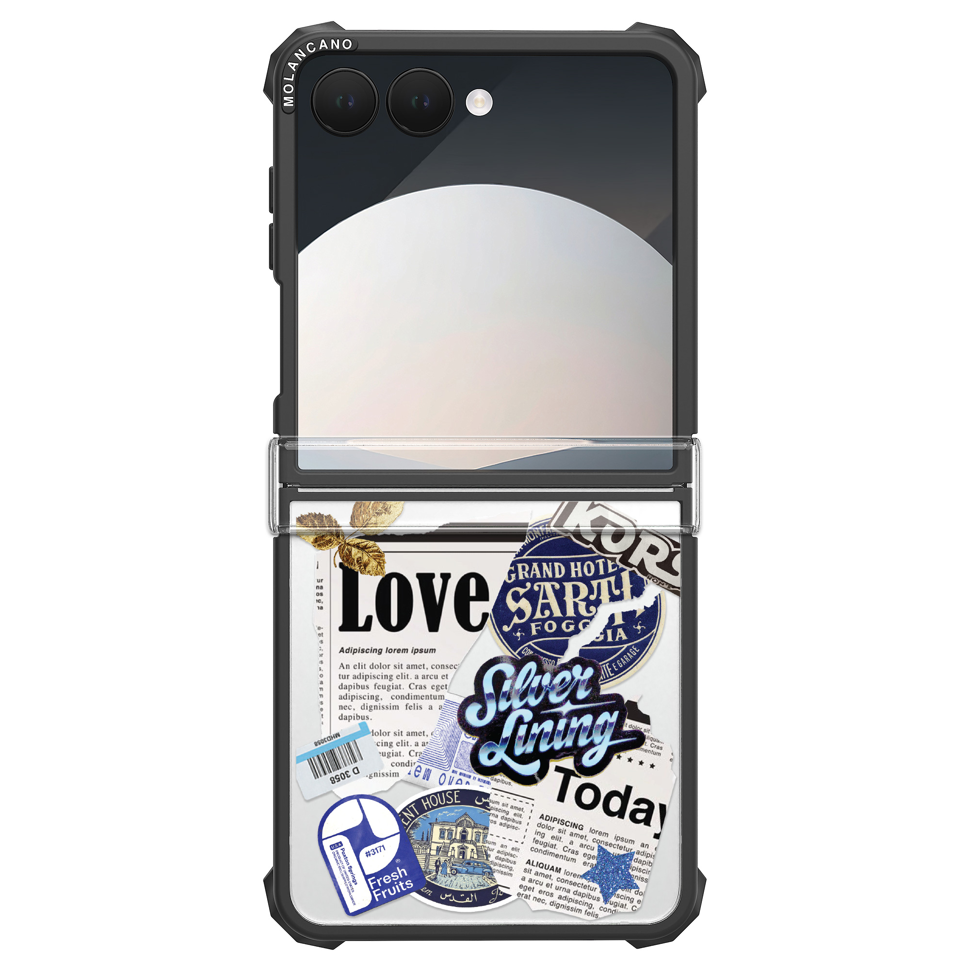 갤럭시 Z플립7 임팩트 디자인 힌지 보호  휴대폰 케이스  드림팀 - 상품 이미지