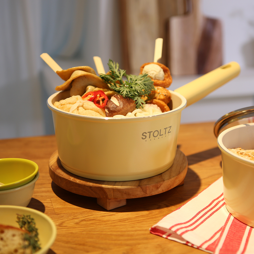 STOLTZ 슈톨츠 머랭 쿡웨어 IH 편수냄비 18cm 국내생산 통주물 냄비 - 상세 이미지 4