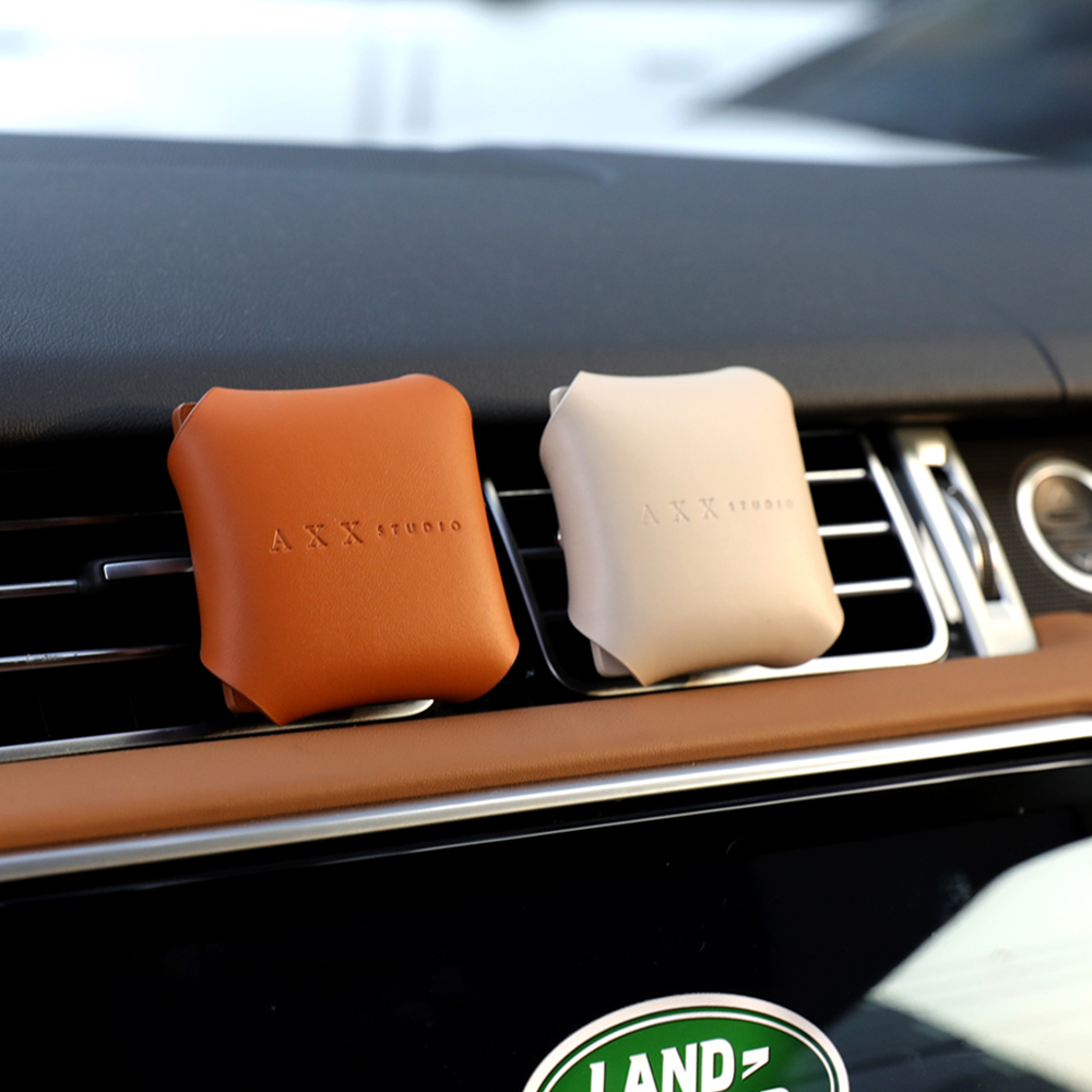 엑세스스튜디오 명품 차량용 방향제 쿼드라토 이태리 가죽 디퓨저