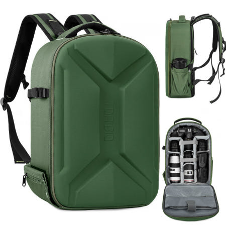 [해외]대용량 방수 카메라 백팩 남녀 여행용 고내구성 하드쉘 내마모성 전문가용 디지털 사진가방