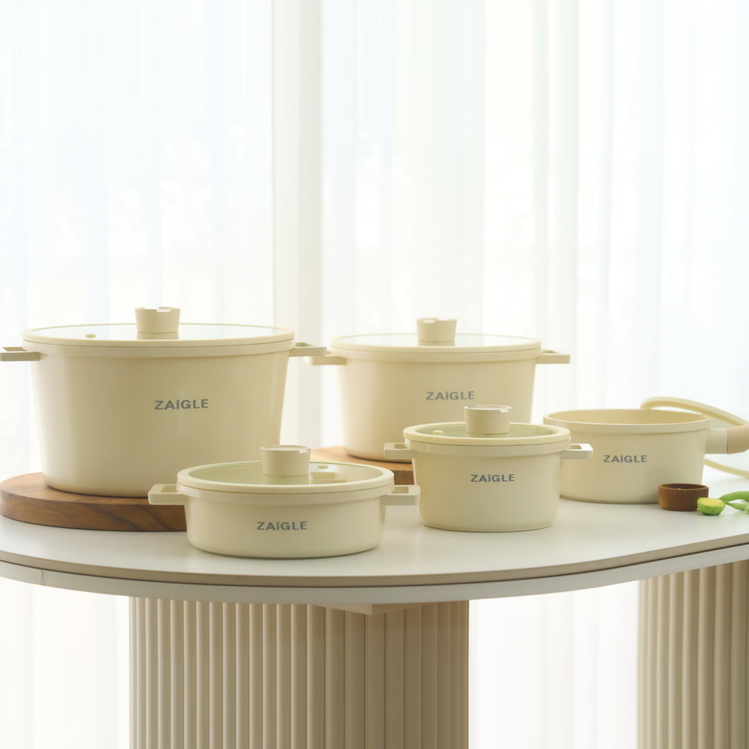 자이글 블룸 인덕션 겸용 국산 냄비 후라이팬 신혼냄비