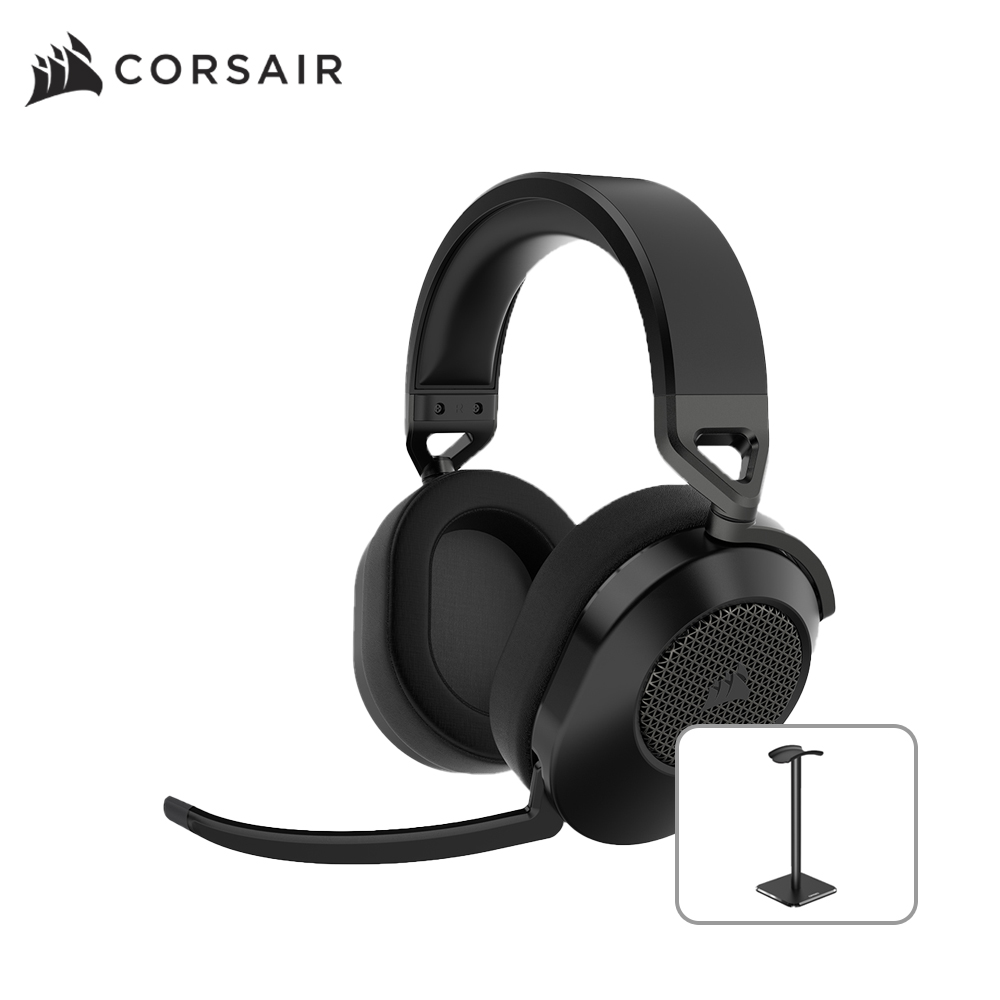 커세어 HS65 WIRELESS 7.1채널 게이밍 헤드셋 블랙 헤드셋 거치대 에디션