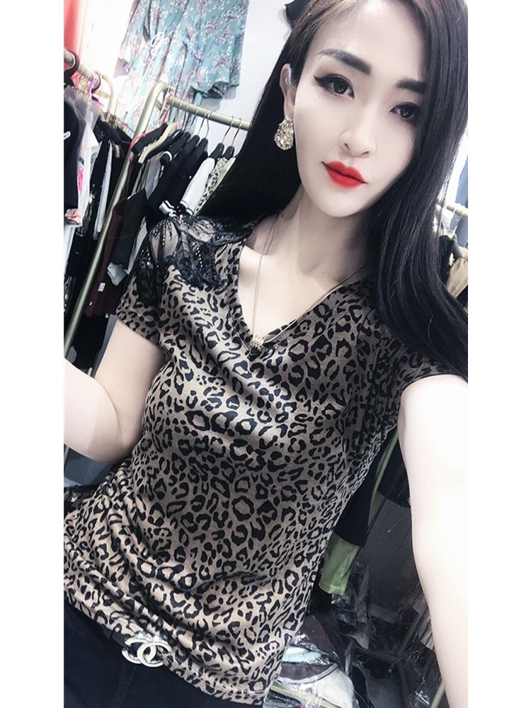 라틴 사교 댄스복 댄스상의 반팔 라인 공연복 방송 여성 왈츠 - 상세 이미지 3