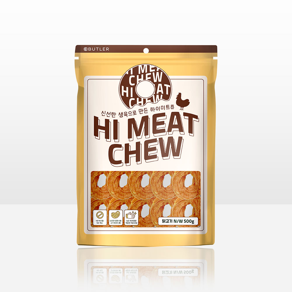 하이미트츄 닭고기 500g 강아지 도넛 사사미 육포 - 상품 이미지