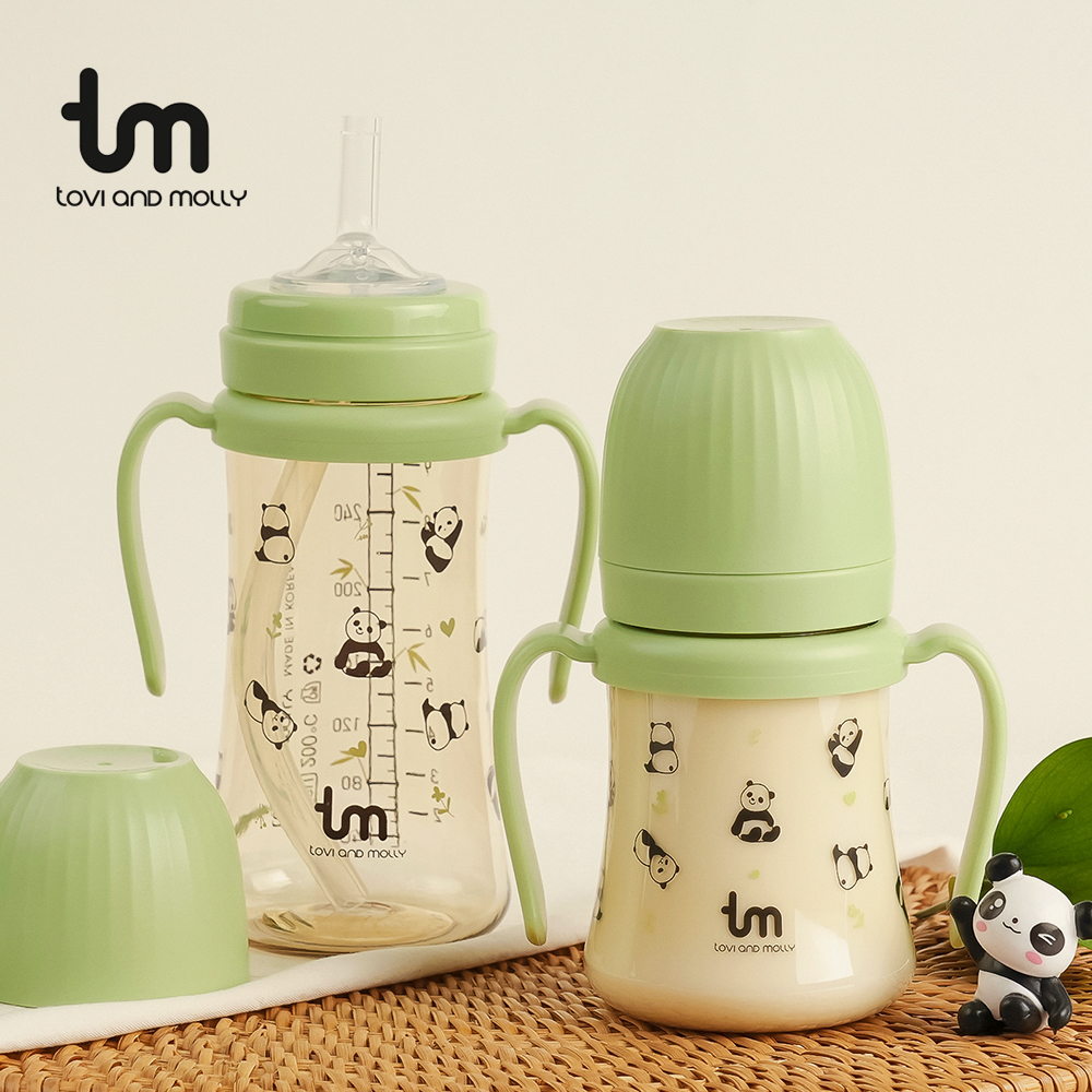 [토비앤몰리] 포포 새지 않는 아기 유아 이유식 빨대컵 180ml 280ml