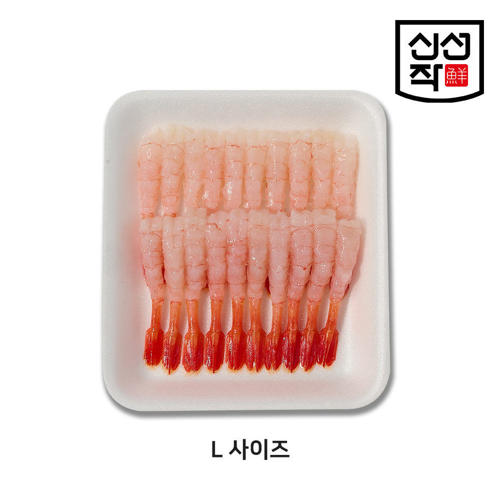 횟감용 단새우 아마에비 20미 x 20p, 1박스 ( L 2L 3L사이즈 ) - 상세 이미지 3