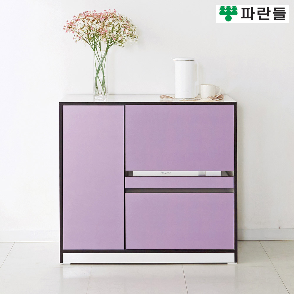 파란들가구 LPM 900x825 도어 전자렌지대 주방렌지대 수납장 - 메인 이미지