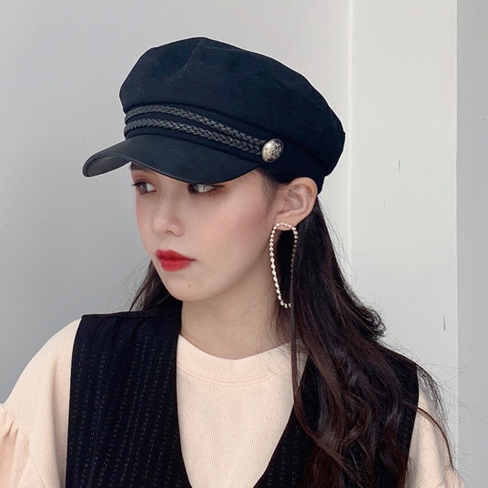 모직 뉴스보이캡 헌팅캡 베레모 마도로스캡 짧은모자 - 상세 이미지 3