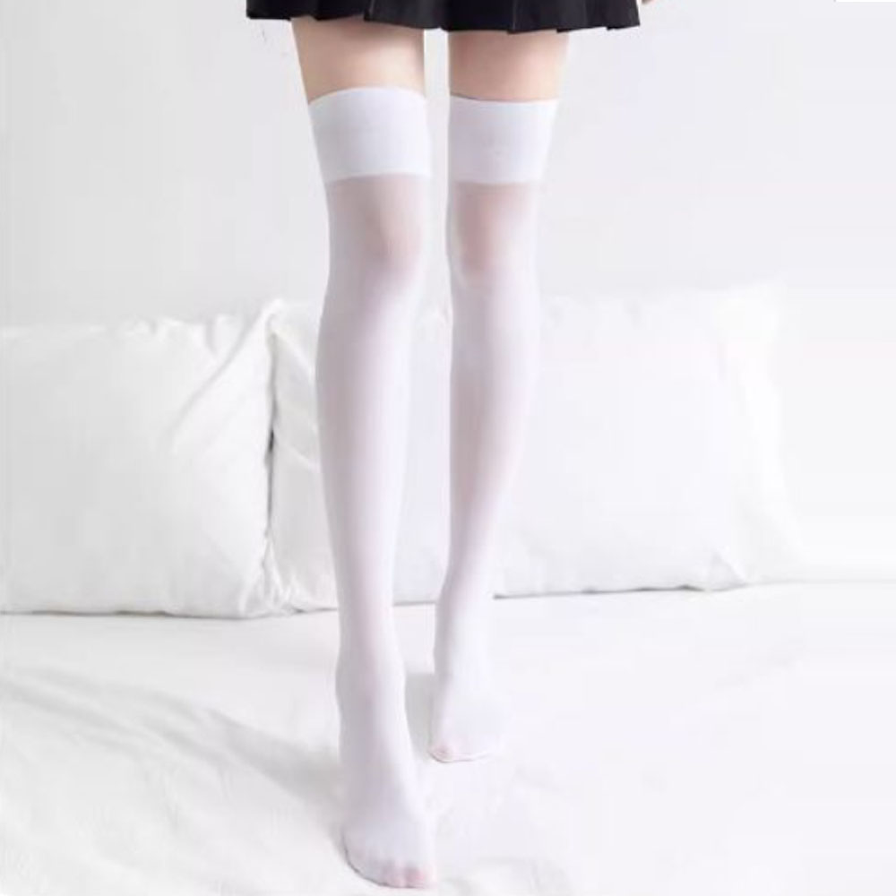 71cm 롱 오버니 삭스 니삭스 반 스타킹 니하이삭스긴양말 - 상세 이미지 3