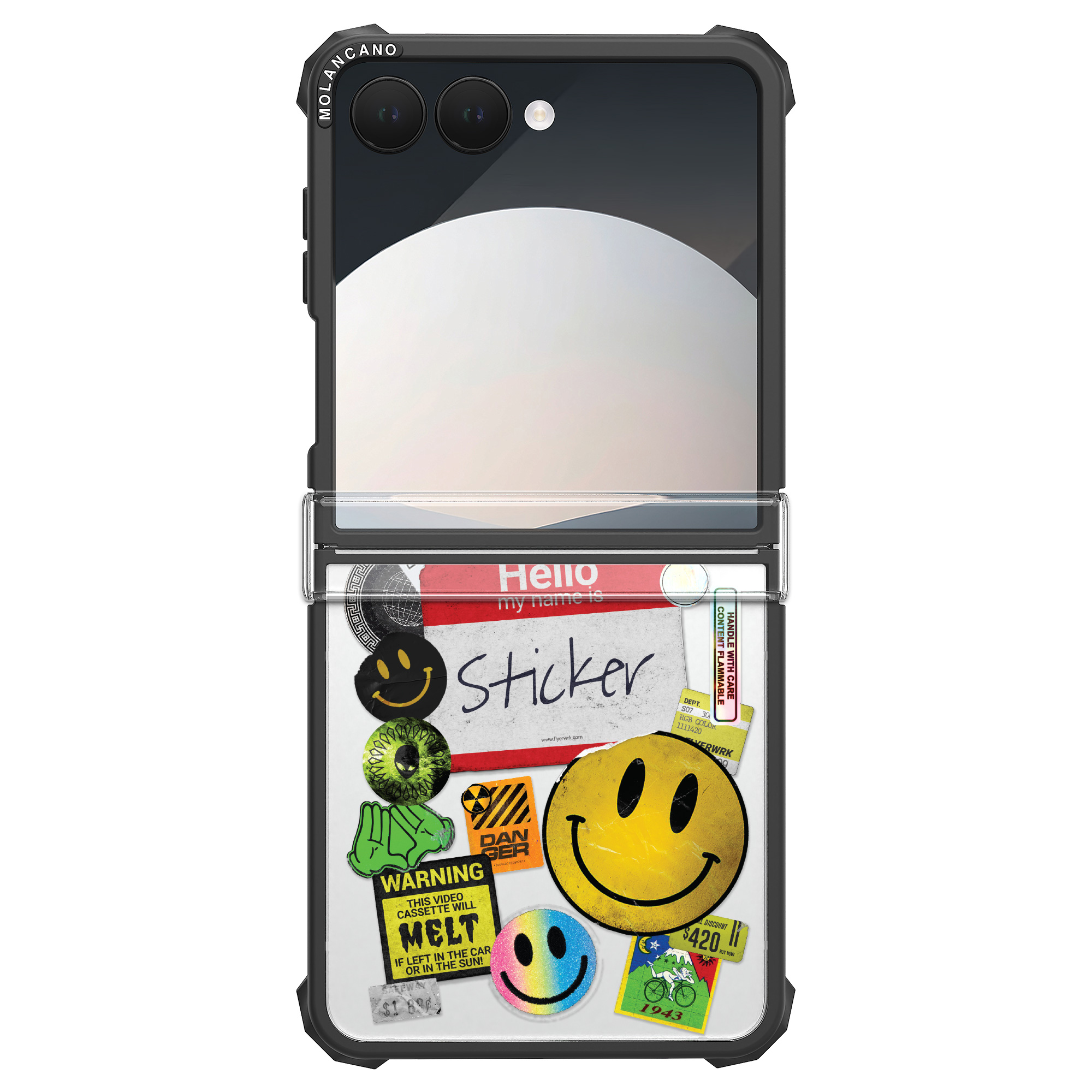 갤럭시 Z플립7 임팩트 디자인 힌지 보호  휴대폰 케이스  드림팀 - 상세 이미지 4