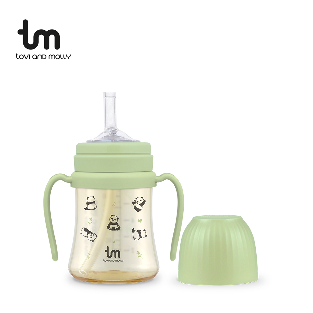 [토비앤몰리] 포포 새지 않는 아기 유아 이유식 자기주도 빨대컵 180ml 280ml - 상세 이미지 5