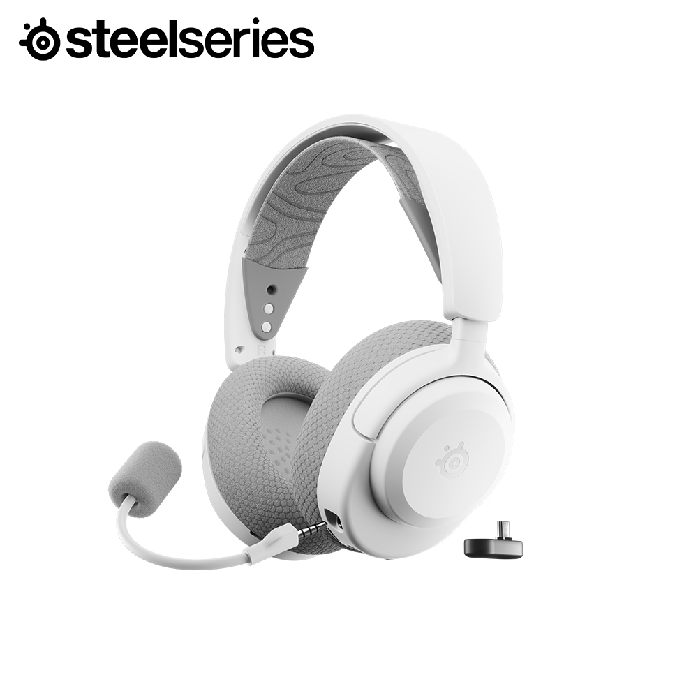 스틸시리즈 Arctis Nova 3PW 아크티스 노바 플스 무선 헤드셋 화이트