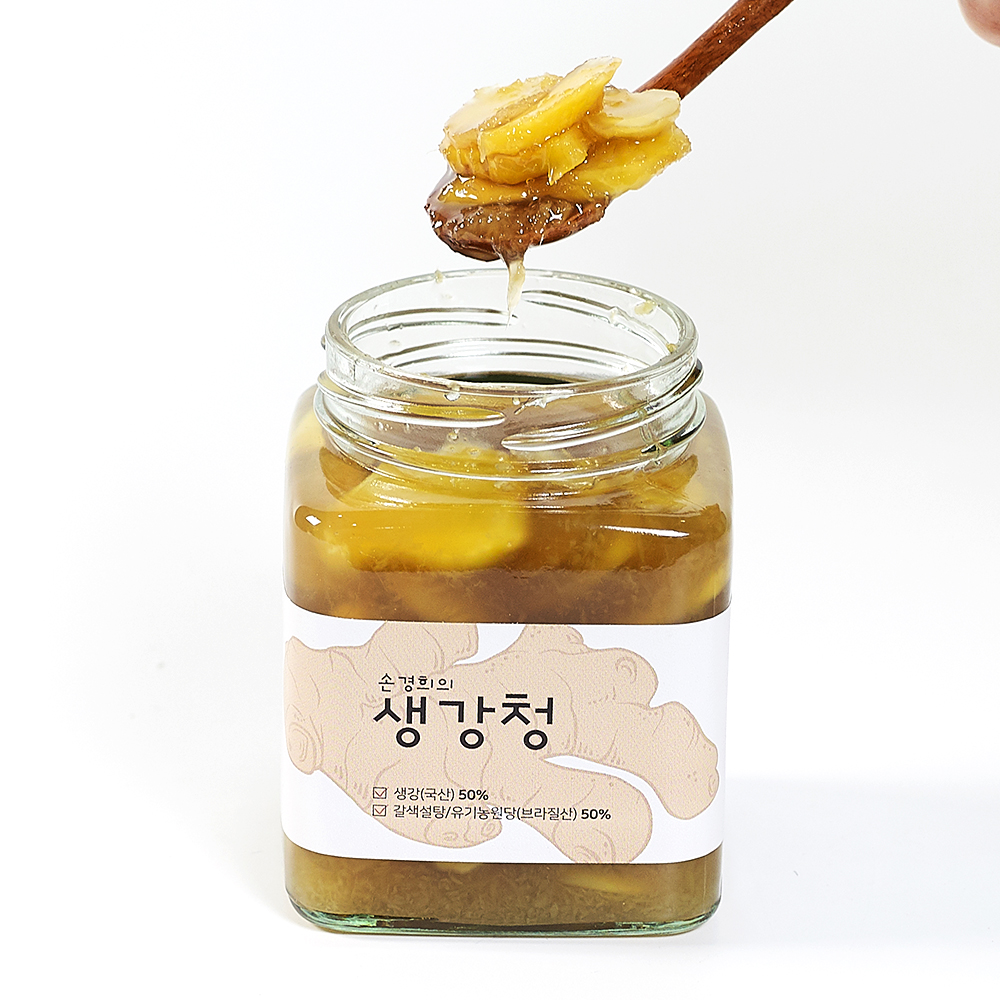 허밍테이블 생강청 국내산생강 수제청 330g 1병 - 상품 이미지