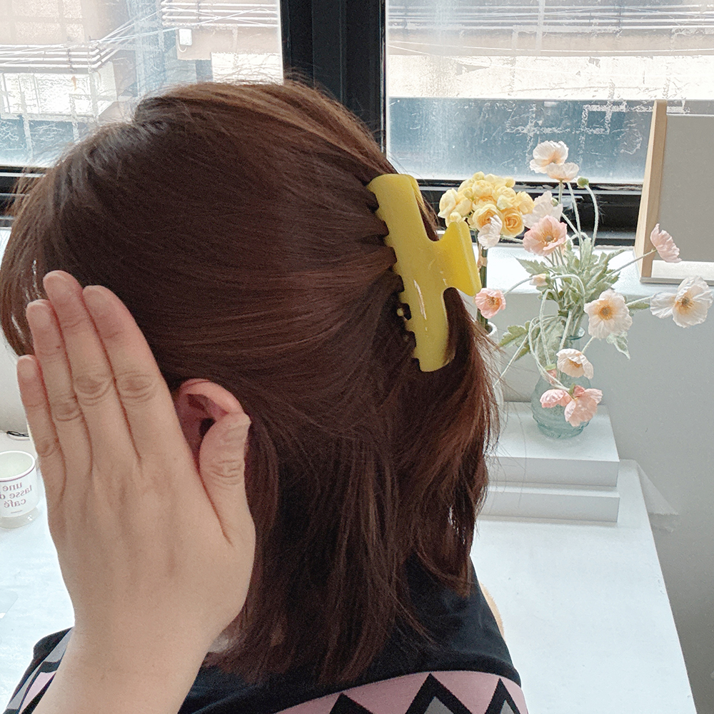 프랑스핀 심플슬림 올림머리 반묶음집게핀 집게삔 머리핀 삔 CREATIONFRANCE 이미지 6