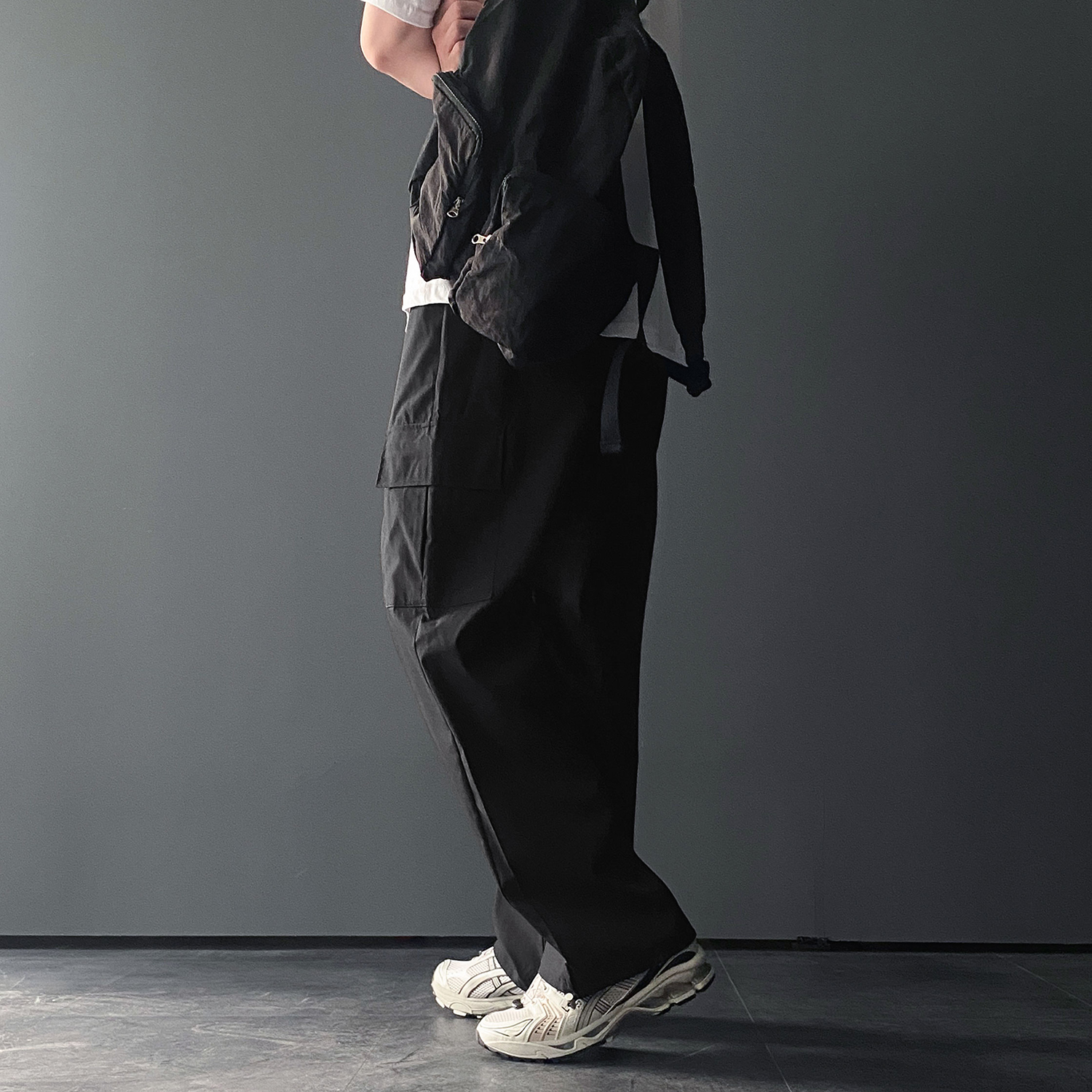남자카고바지 건빵바지 남자와이드팬츠 - 상세 이미지 5
