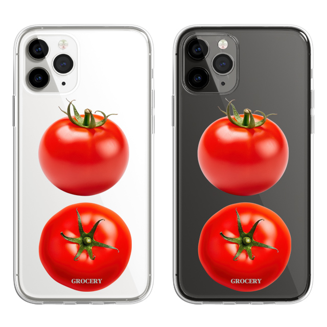 토마토 딸기 과일 투명 젤리 케이스