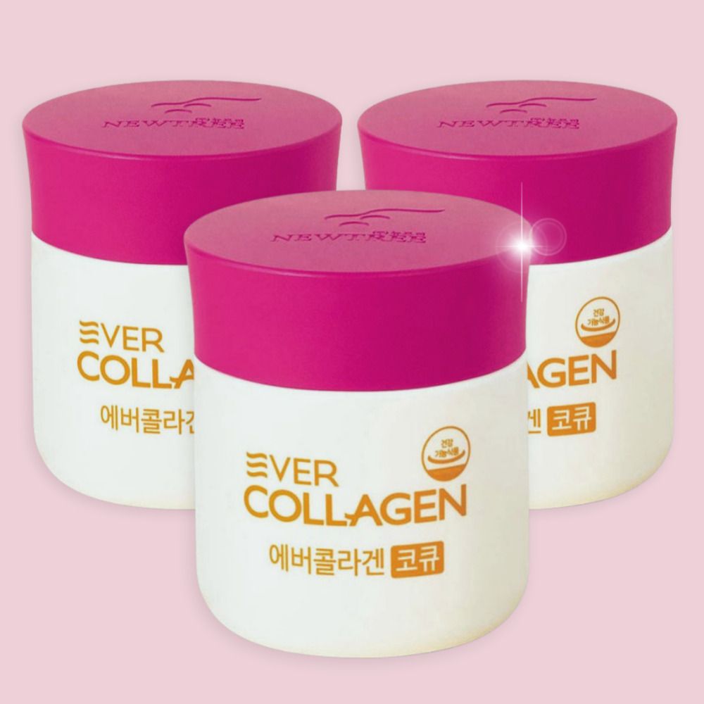 에버콜라겐 코큐 코엔자임 큐텐 저분자 피쉬 콜라겐 펩타이드 84정 x 3개 - 상품 이미지