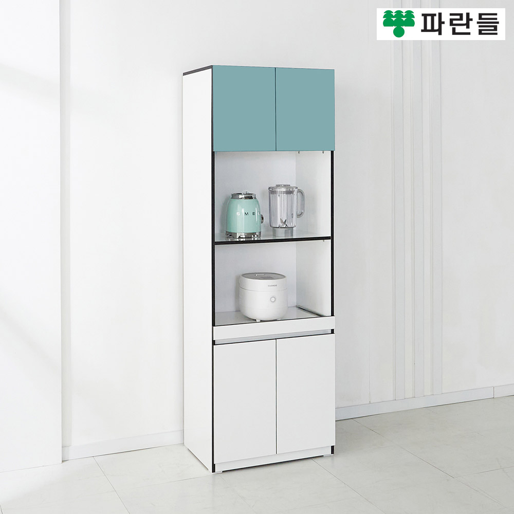 파란들가구 LPM 600x1800 전자렌지대 주방렌지대 주방수납장