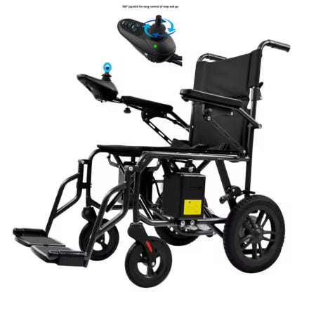 [해외]Xiaoting 인기있는 경량 접이식 장애인 전동 휠체어 발판 분리된 노인 노약자 나드리 전동카