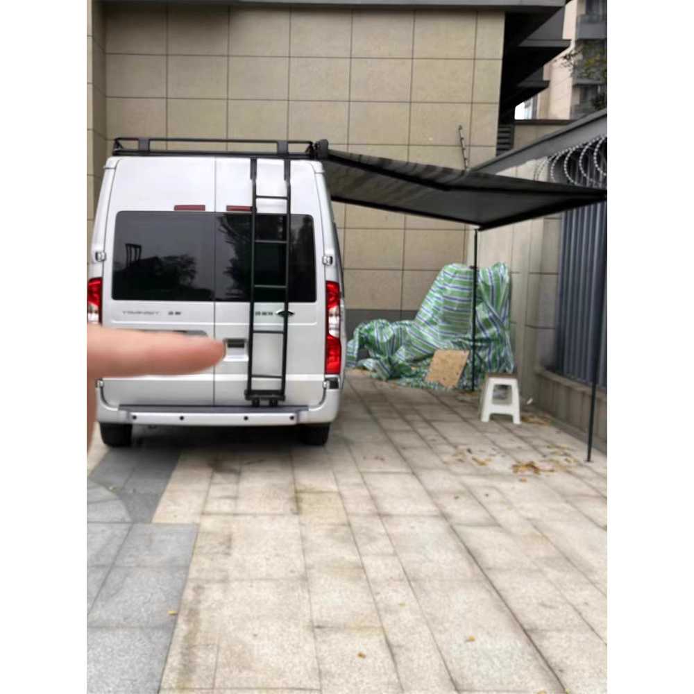 캠핑카 어닝 전자동 리모컨 설치 간편 사이드타입 3.5m 연장2m (블랙) - 상세 이미지 5