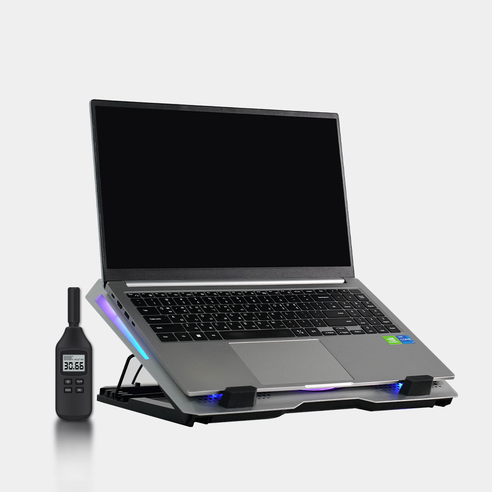 지클릭커 콜드마스터 NC25 알루미늄 쿨링패드 게이밍 RGB 노트북 쿨러 거치대 - 상세 이미지 5