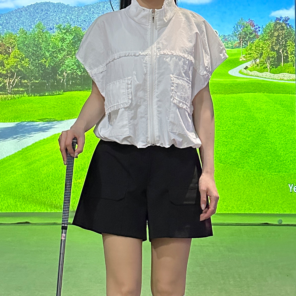 여성골프조끼 골프바람막이조끼 여자골프복 골프웨어 - 상세 이미지 4