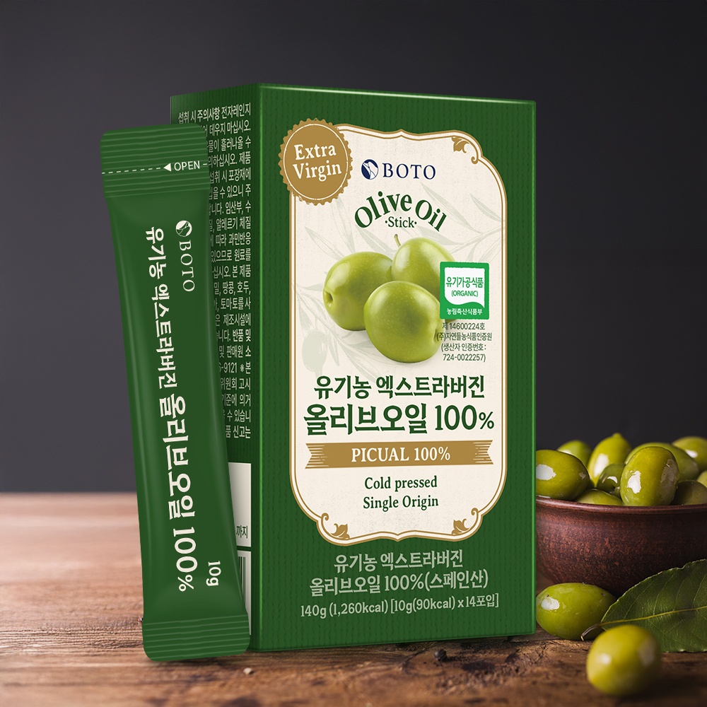 보뚜 100% 유기농 엑스트라버진 올리브오일 스틱 10g 14포, 3개 - 상세 이미지 5