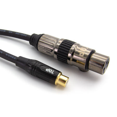 국산 RCA 암 to XLR 암 케이블 1M HT-TP562