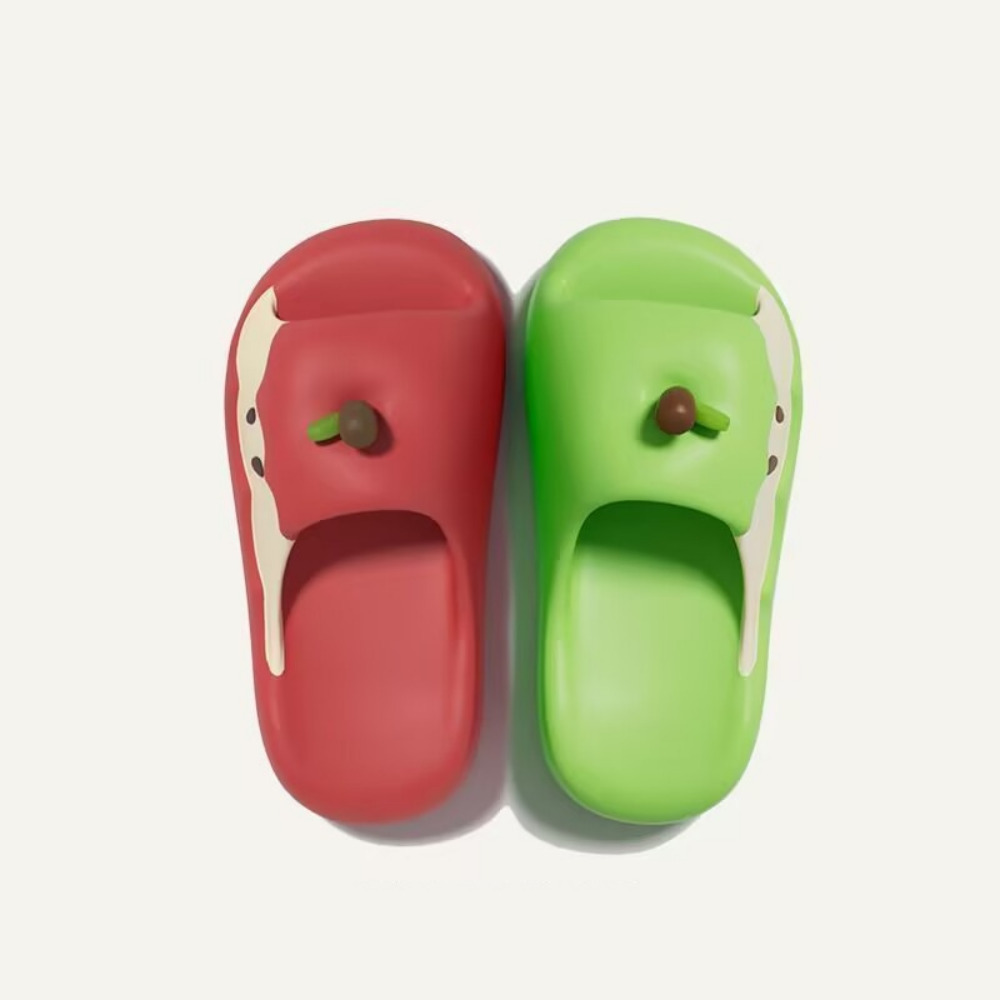 블체 사과슬리퍼 애플 실내화 EVA 샌들 Fresh Apple Slippers - 상세 이미지 2