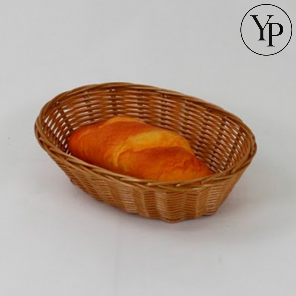 라탄 소형 베이커리 바스켓 소쿠리 빵진열 간식 바구니 빈티지 수납함