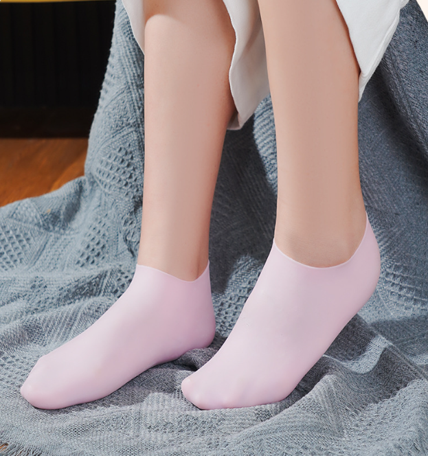 딥촉촉 실리콘양말 발 뒷꿈치 보습 아이스메시컬러양말 이미지 7