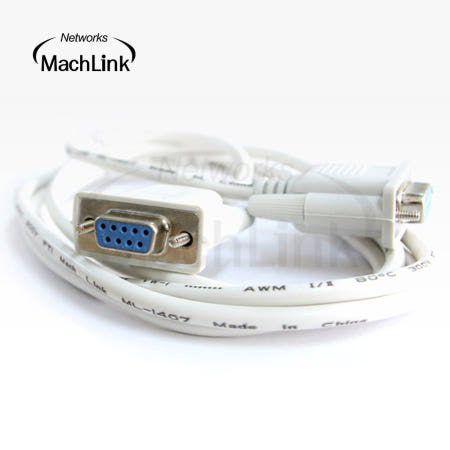 RS232 시리얼 9핀 NULL 크로스 케이블 1.8m ML-SRC018