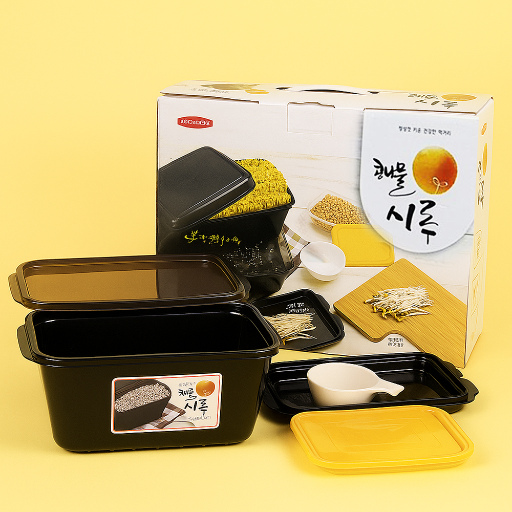 콩나물키우기 재배키트 국산콩나물콩 100g 포함 - 메인 이미지