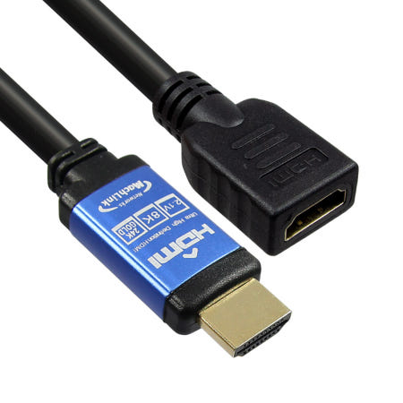 HDMI Ver2.1 M/F 연장 케이블 1M ML-H8F010