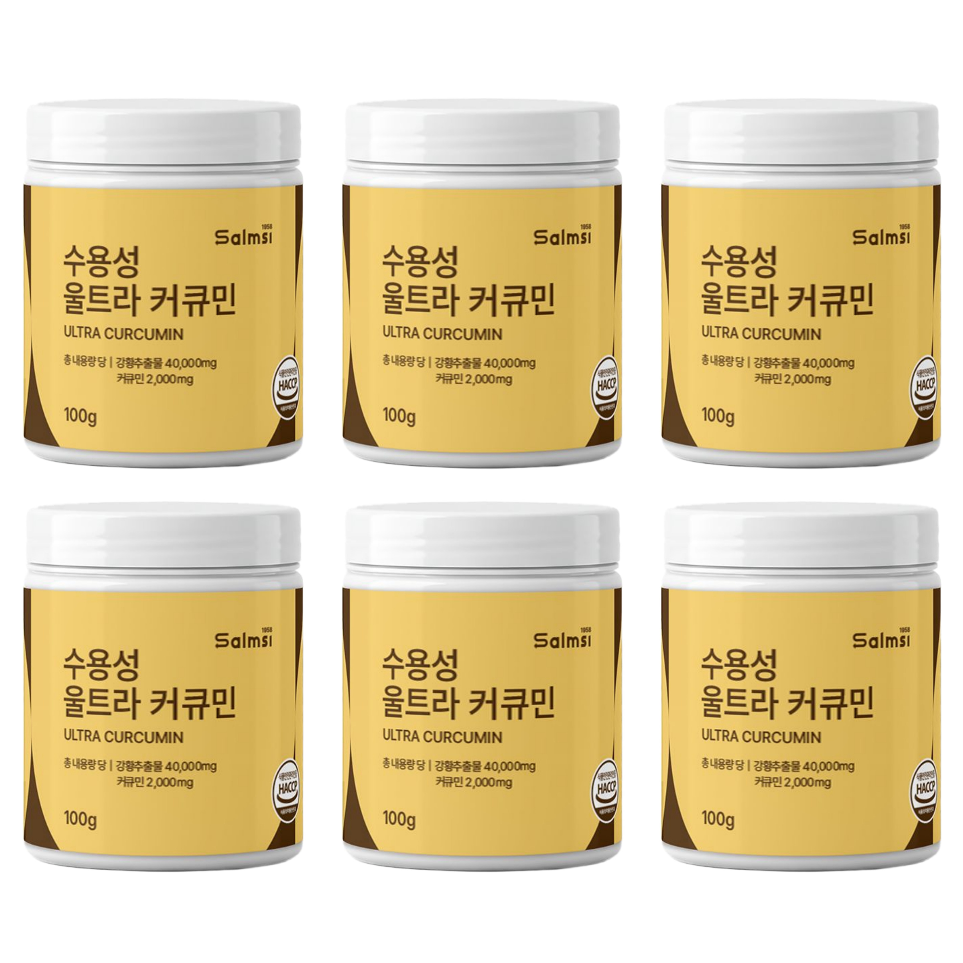 수용성 울트라 커큐민 강황 치커리 식이섬유 100g 인도산 x 6개 - 상품 이미지