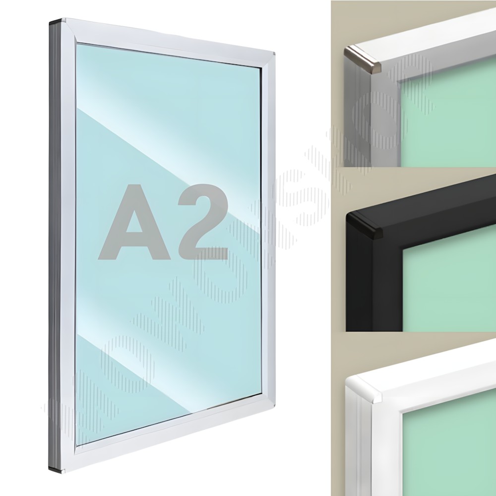 고급 아크릴 알루미늄 액자 가벼운 전면 개폐형 프레임 a2사이즈액자