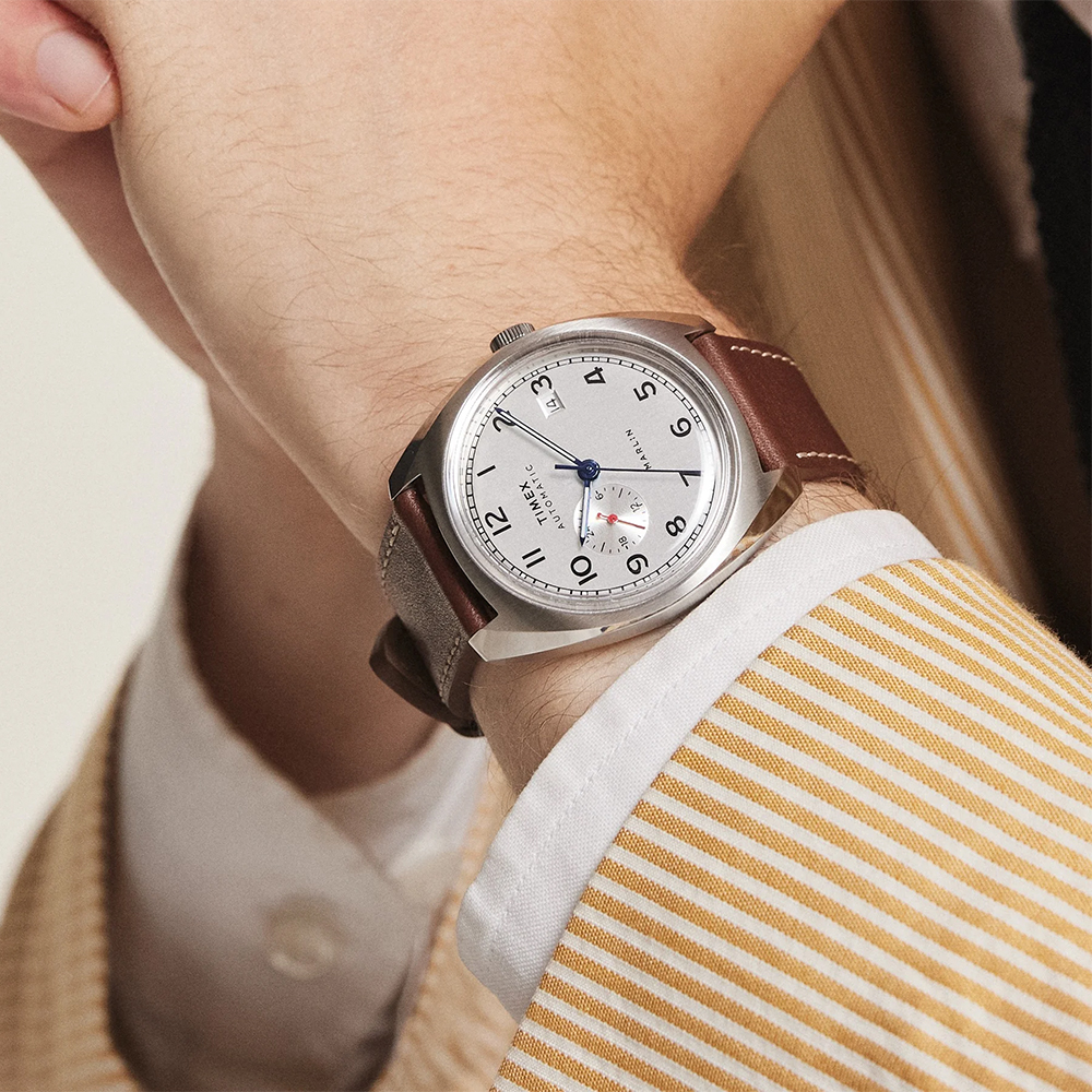 타이맥스 멀린 서브다이얼 남성용 오토매틱시계 39mm TW2V62000 - 상세 이미지 3