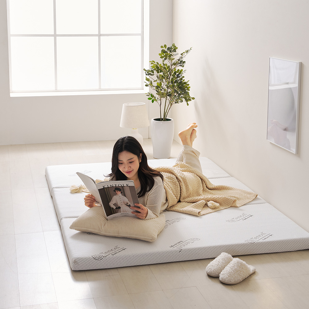 버팀 1인용 토퍼 손님용 매트리스 접는 미니 멀티싱글 토퍼
