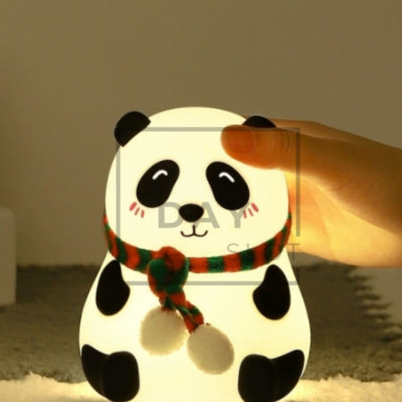 [트렌디프레소협력사]데이슬롯 판다 무선 실리콘 무드등 아기방등 아기수유등 수유등