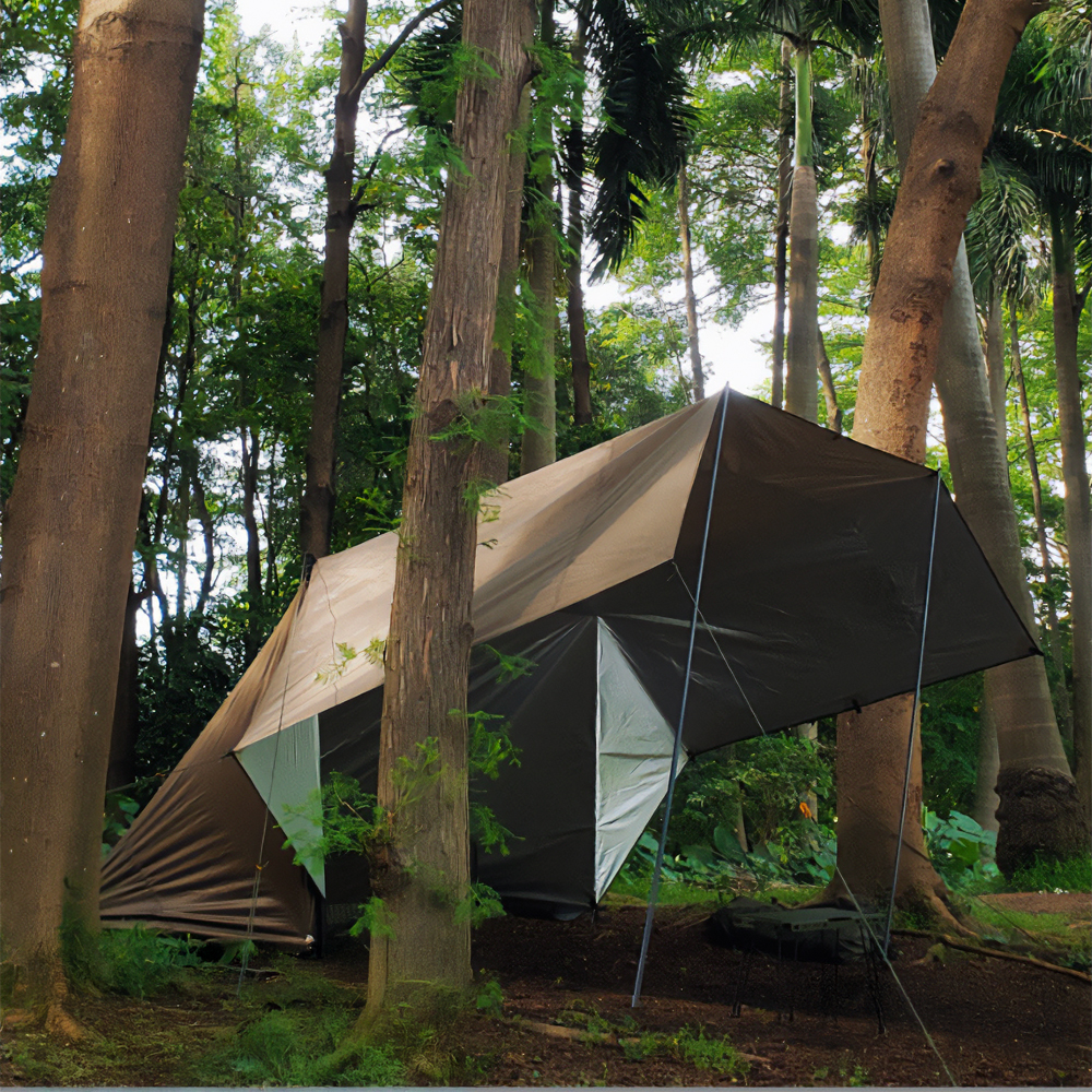 타프 쉘터 대형 천 텐트 후라이 프론트 월 사이드 어닝