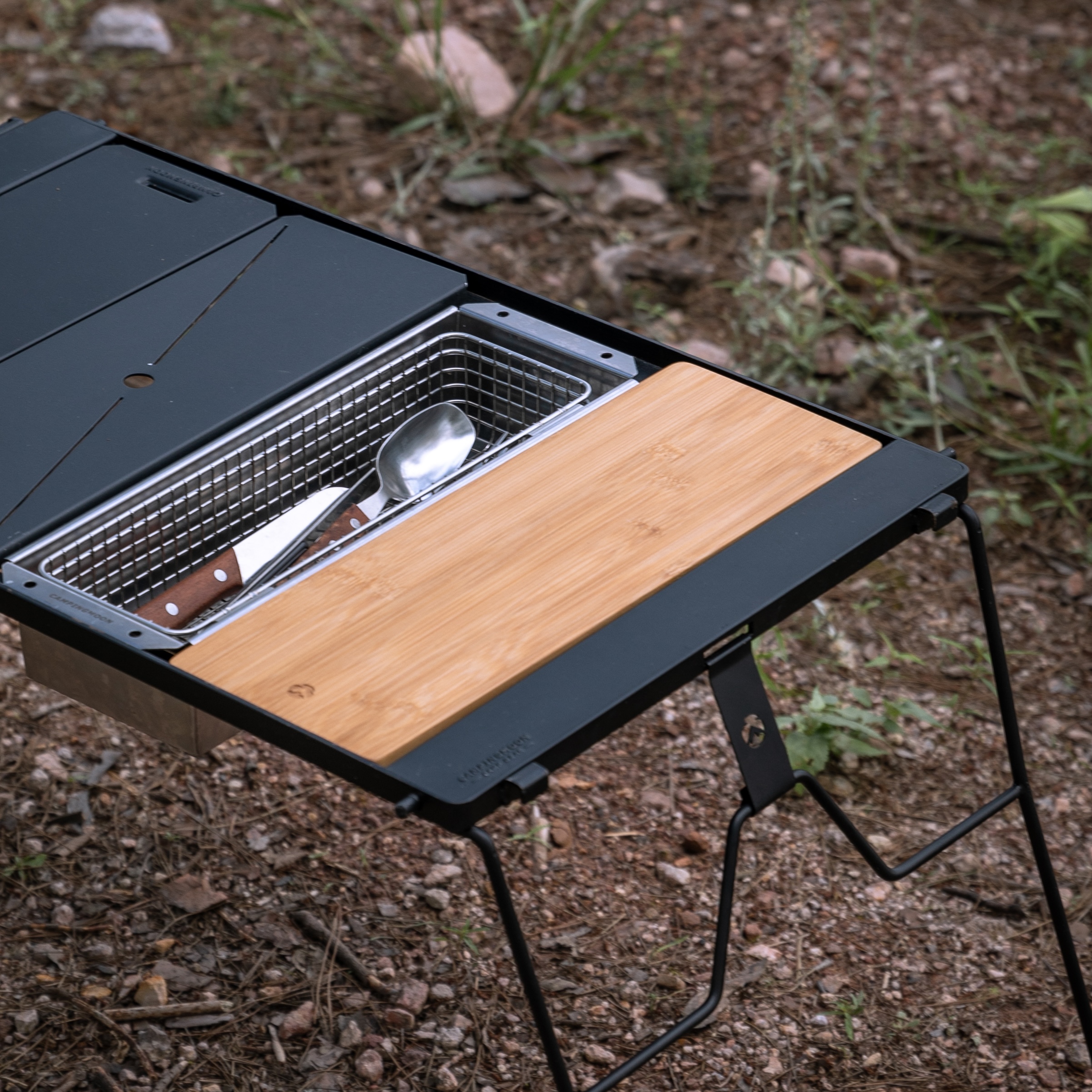 캠핑문 IGT 하프 유닛 상판 대나무 플레이트 CK-P12