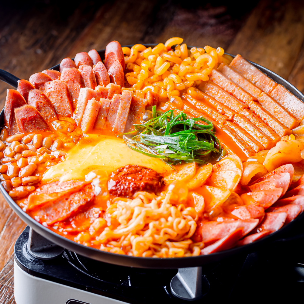 [빨간음식연구소] 햄폭격 부대찌개 밀키트 530g 2팩 (2,3인분) 이미지 3