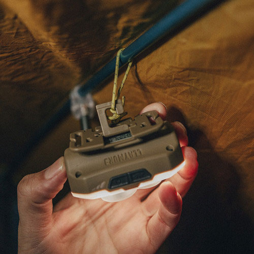 크레모아 캠핑용 헤드랜턴 헤디플러스 2구 낚시 등산용 백패킹 충전식 LED라이트 단색