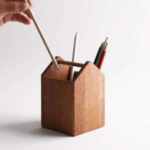 무디스워크 원목 우드 연필꽂이 펜꽂이 연필통 필기구 정리함 실사용 후기 | 효과 있을까? - 상품 이미지 4