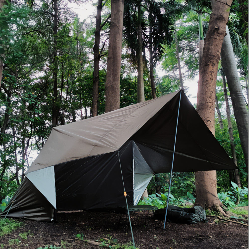 타프 쉘터 대형 천 텐트 후라이 프론트 월 사이드 어닝