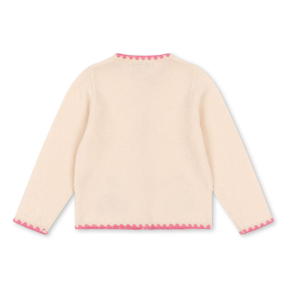 콩제슬래드 키즈 콜레트 니트 울 가디건 KS102823 OFF WHITE - 상세 이미지 2