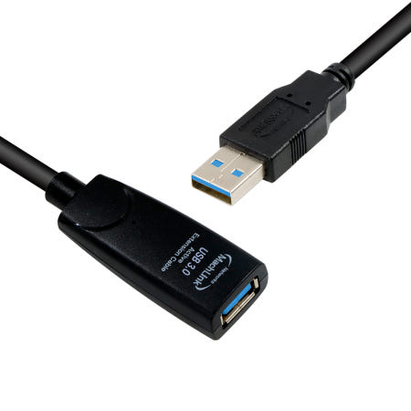 USB 3.0 액티브 리피터 연장 케이블 30M ML-U3R30