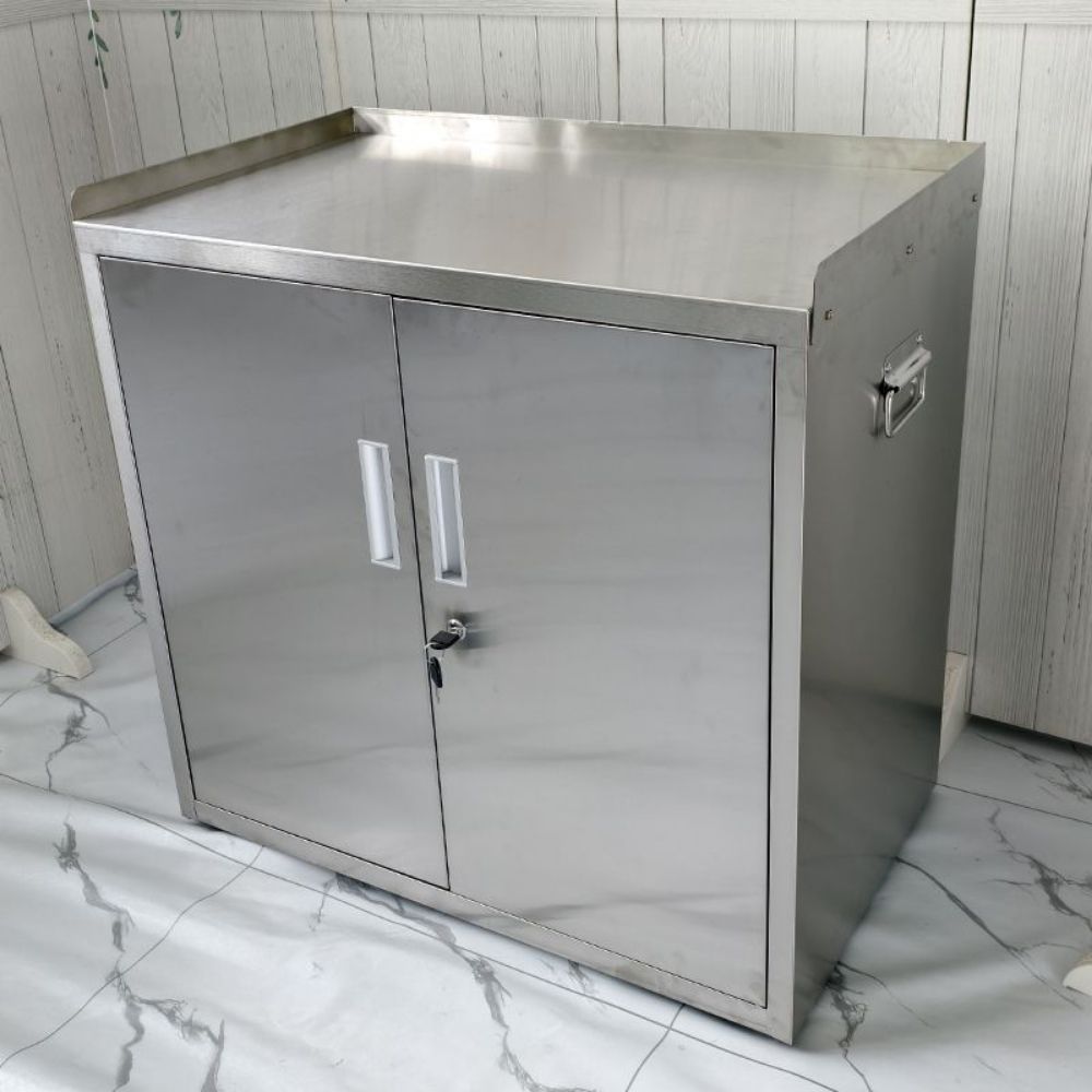 정수기 스텐 받침대 수납장 정수기선반 선반 다이 보관함 탕비실 - 상품 이미지