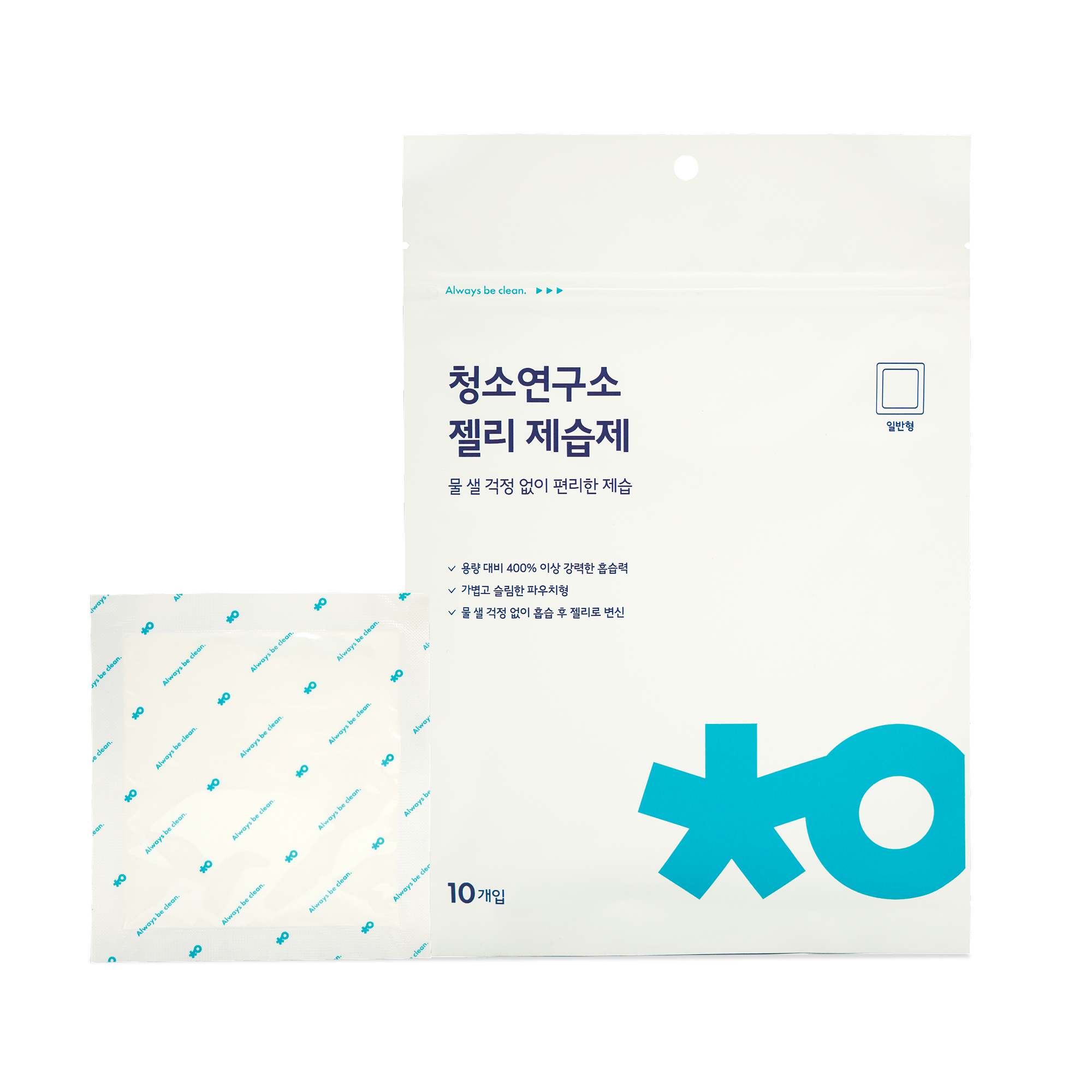 청소연구소 젤리 제습제 일반형 10개입 300g, 1개 - 메인 이미지
