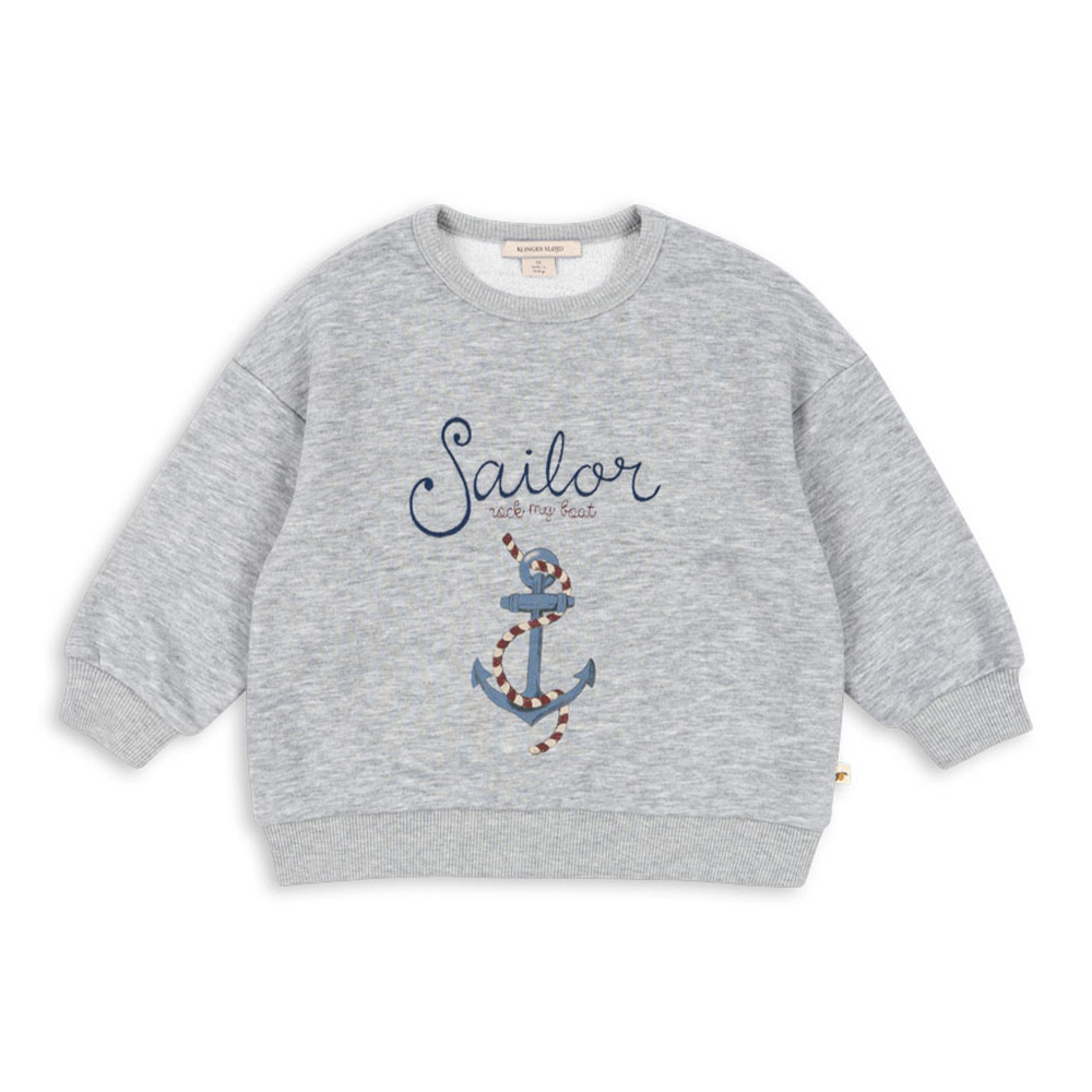 콩제슬래드 키즈 루 맨투맨 KS102592 GREY MELANGE - 메인 이미지
